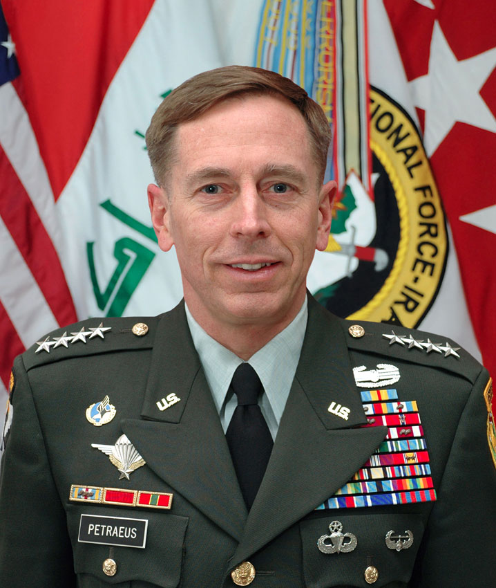 Now ex-CIA Director, General Petraeus
